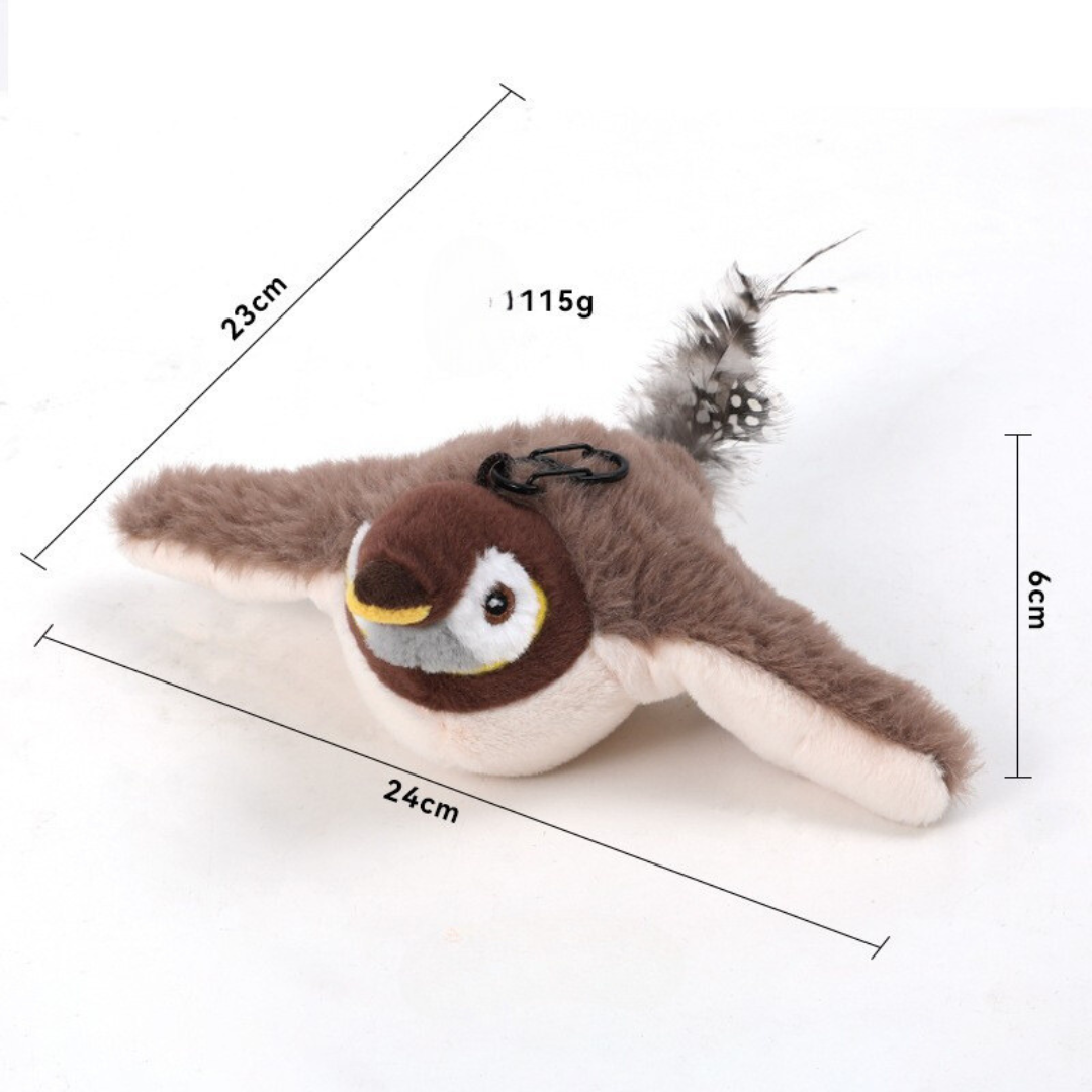 Flatternder Vogel Katzenspielzeug