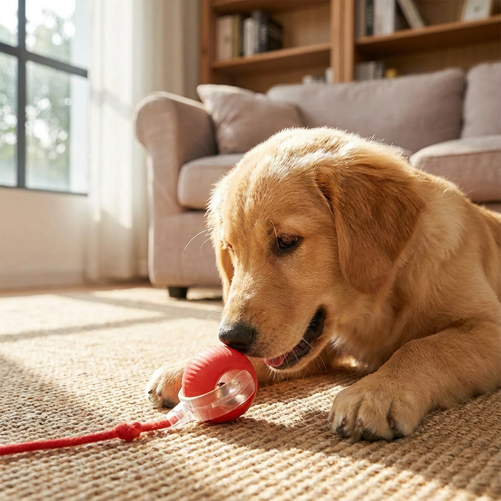 Interaktiver Spielball mit Schwanz für Hunde – tier-herzen
