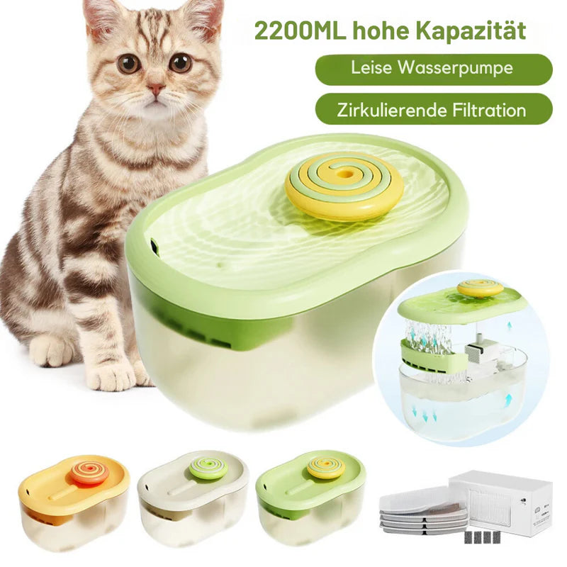 WasserFluss Trinkbrunnen für Haustiere
