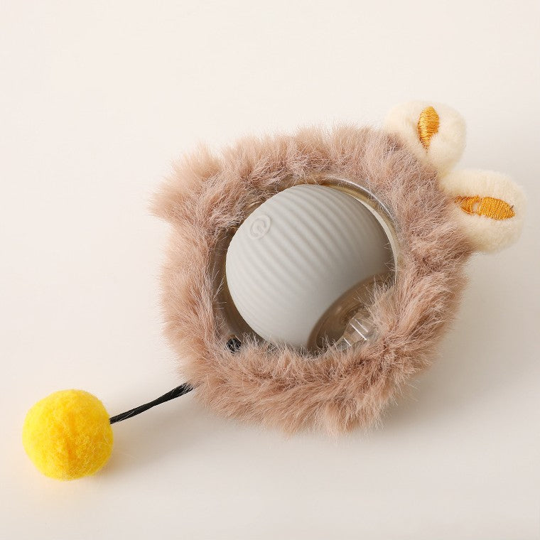 Interaktiver Spielball mit Schwanz für Hunde