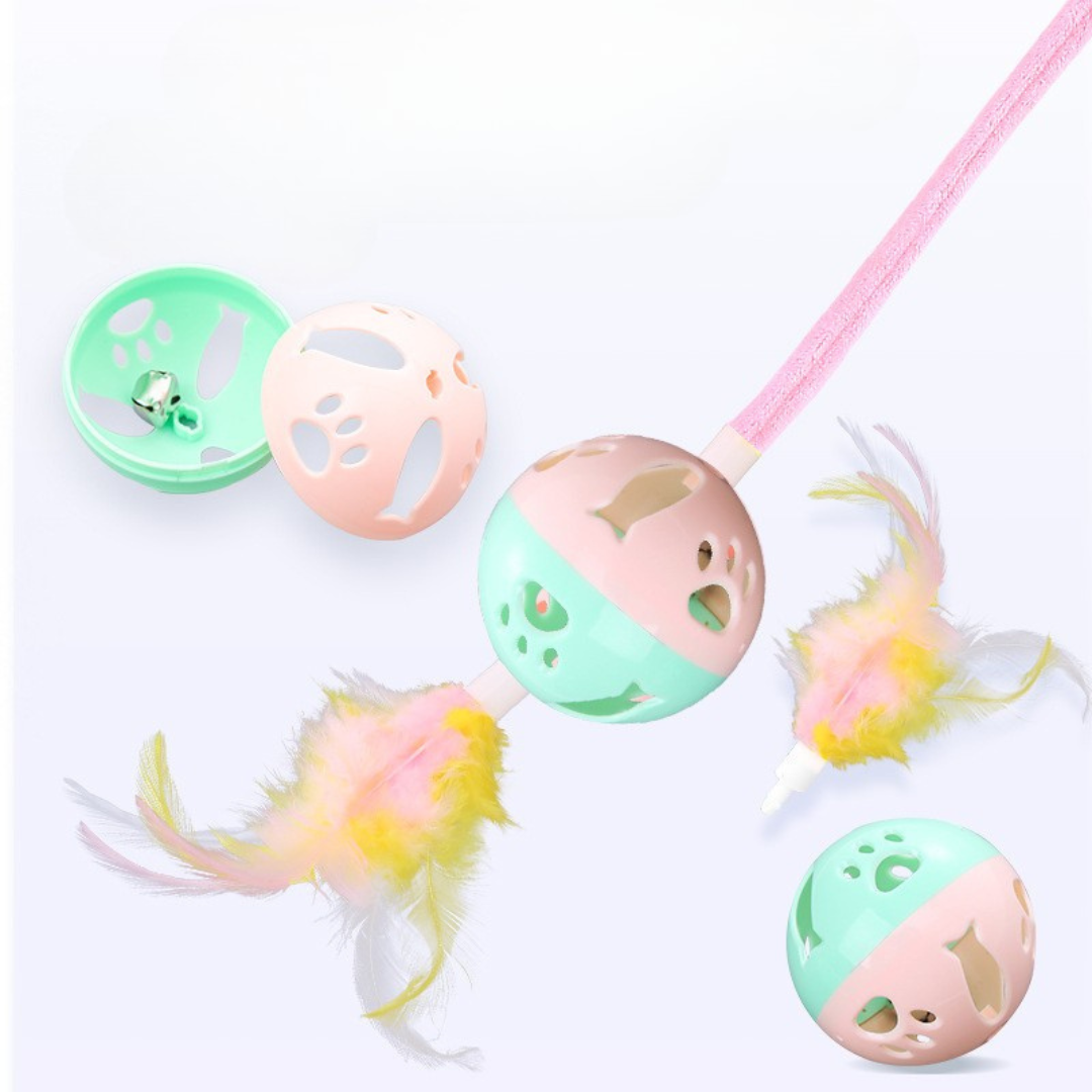 Interaktives Katzen Gummizug Spielzeug