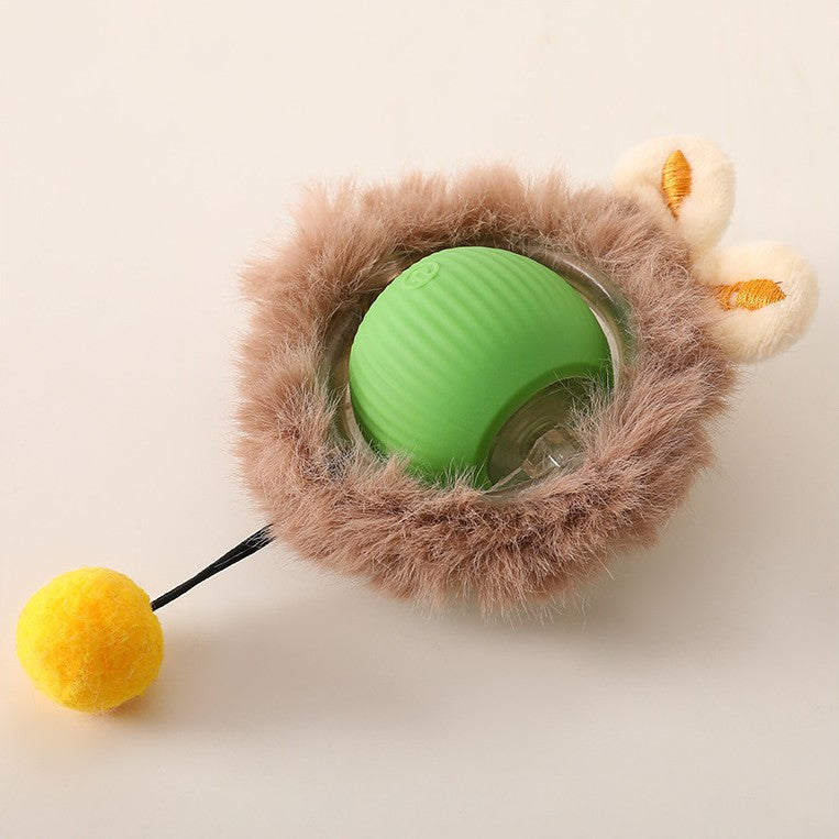 Interaktiver Spielball mit Schwanz für Hunde