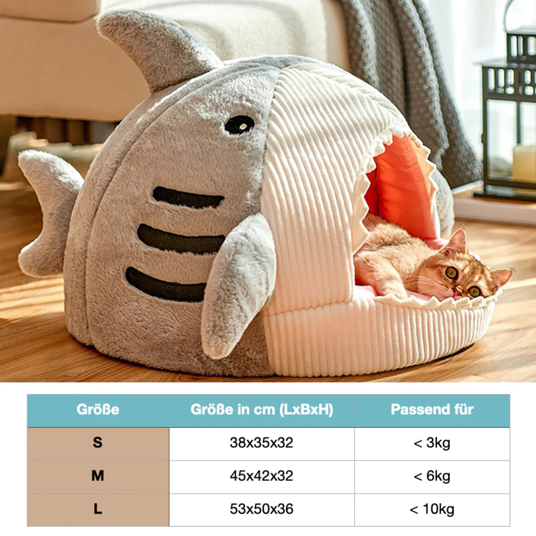 KuschelNest – Tragbare Katzengrotte mit Kuscheligem Kissen