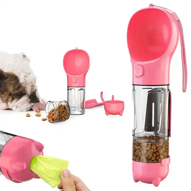 PfotenHydrat Pro – 3-in-1 Tragbare Wasserflasche für Haustiere