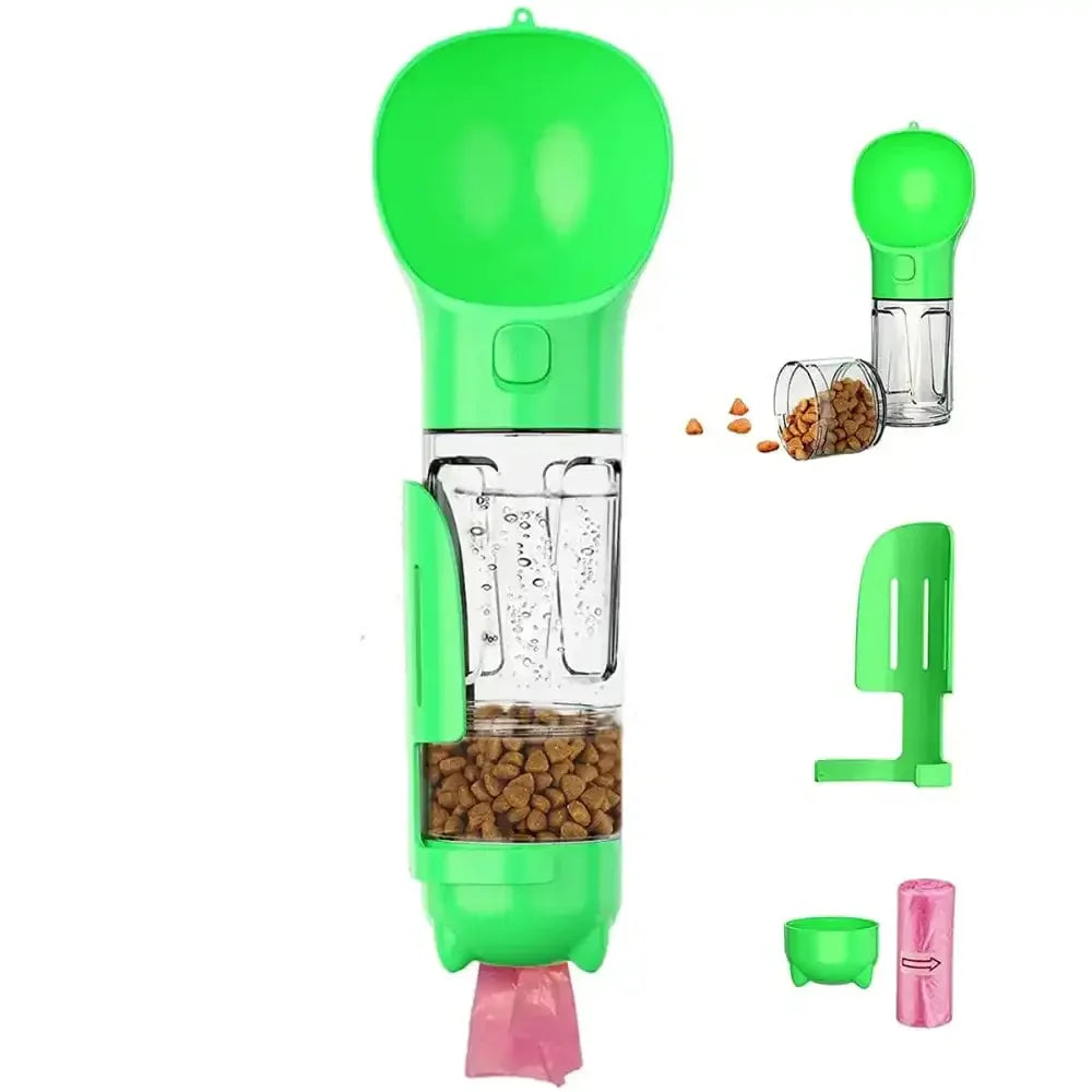 PfotenHydrat Pro – 3-in-1 Tragbare Wasserflasche für Haustiere