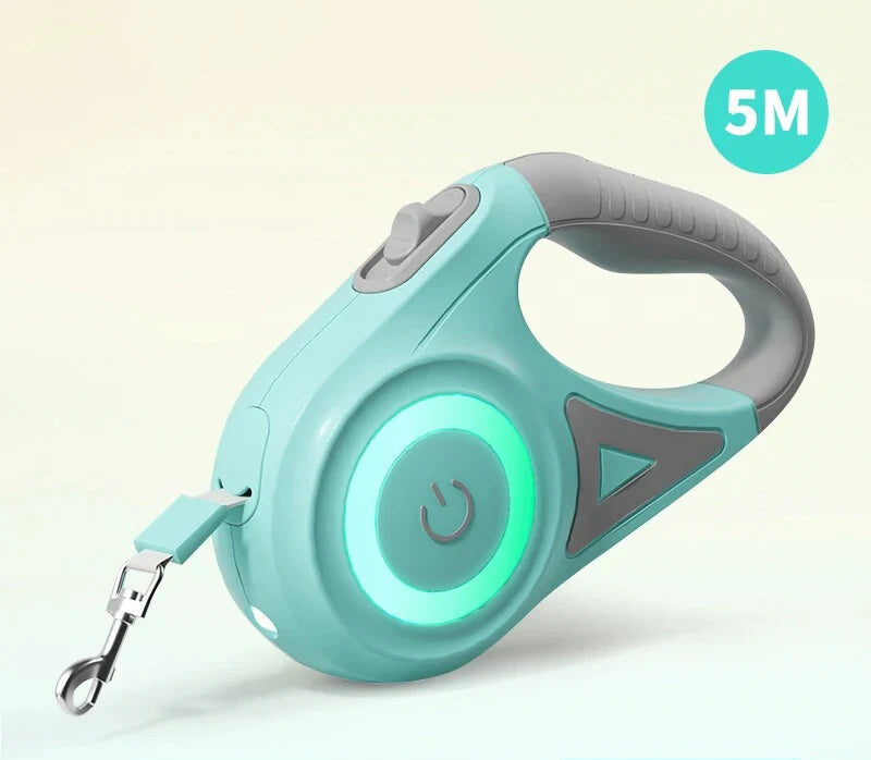 Leuchtende Hundeleine mit Taschenlampe – LightWalk