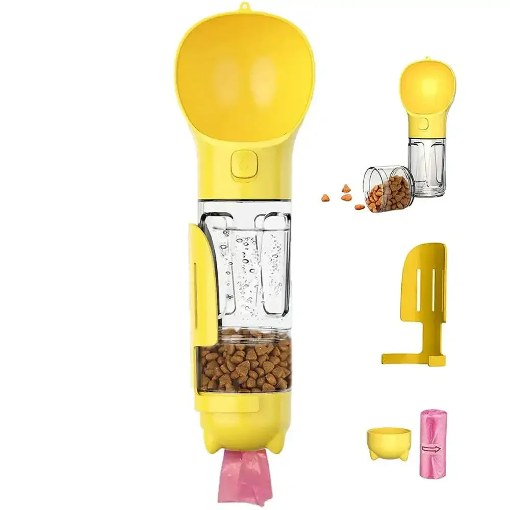 PfotenHydrat Pro – 3-in-1 Tragbare Wasserflasche für Haustiere