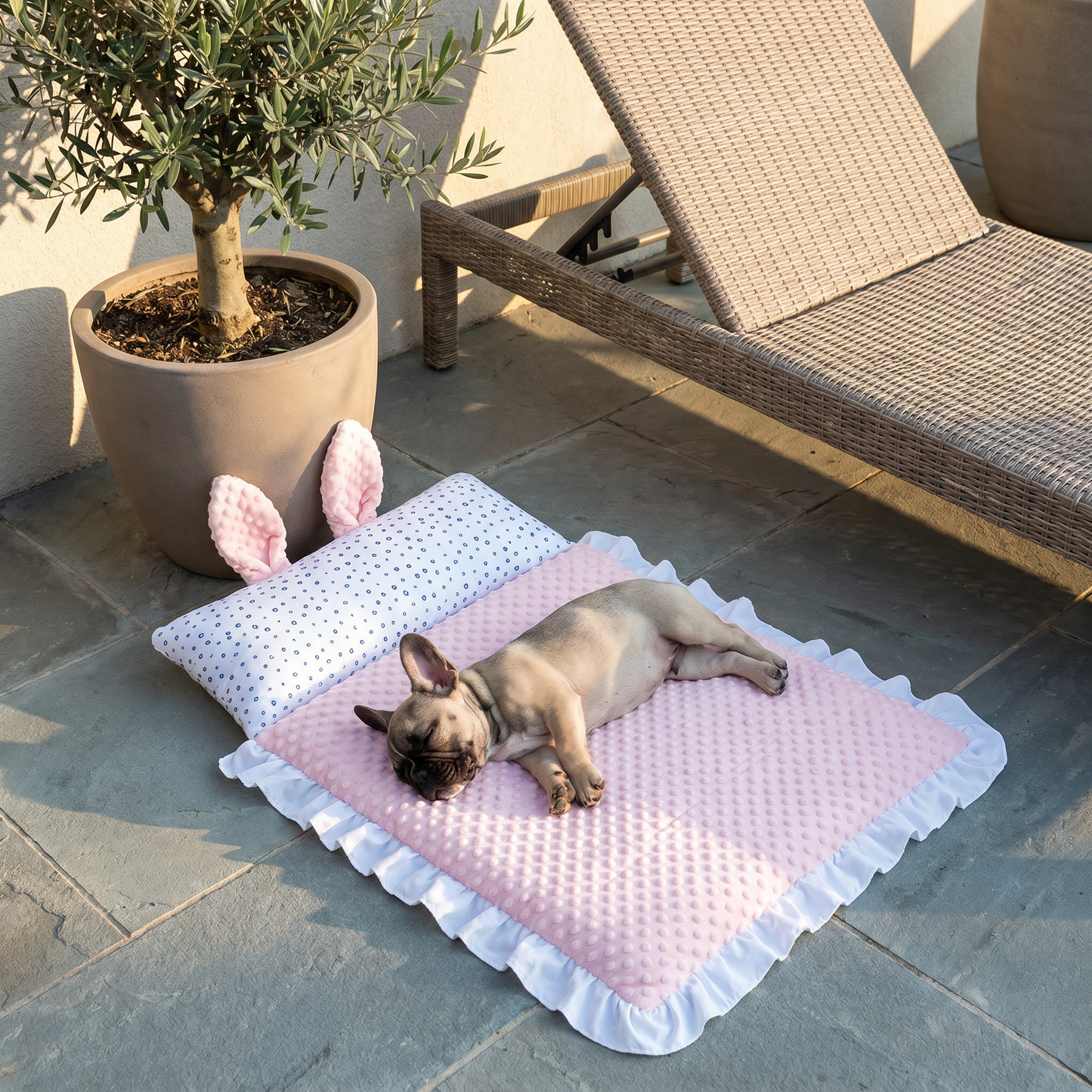 Kühlendes Hundebett für heiße Tage – weich, waschbar & bequem
