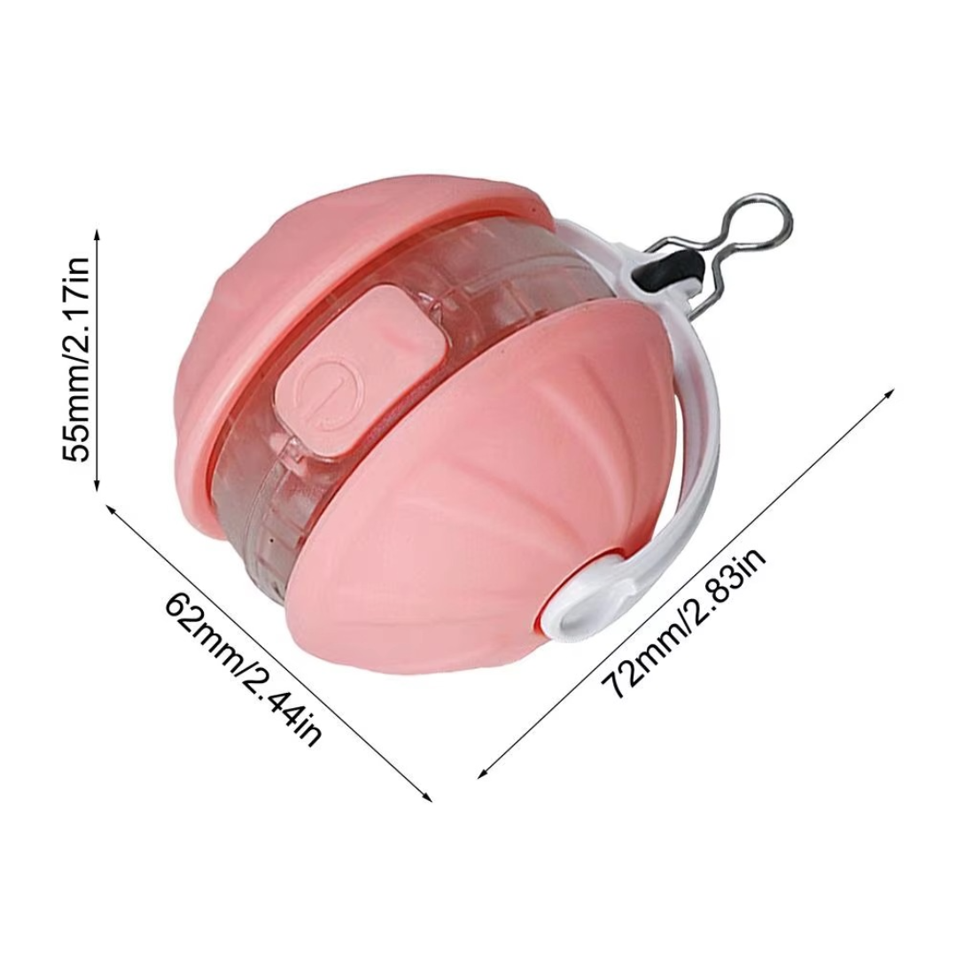 3in1 Interaktiver Katzen Laser Spielball mit Federschwanz