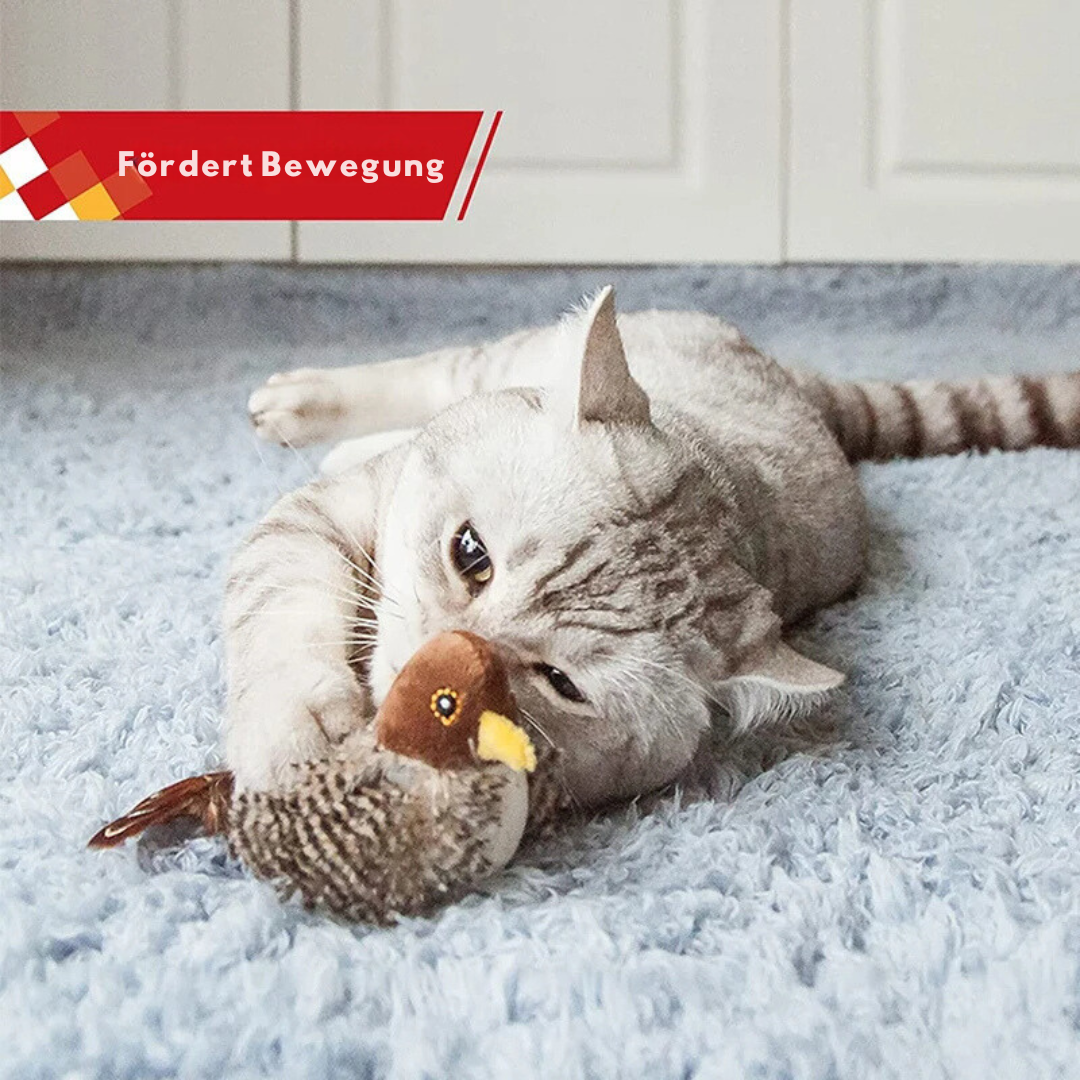 Zwitscherndes Vogelspielzeug für Katzen