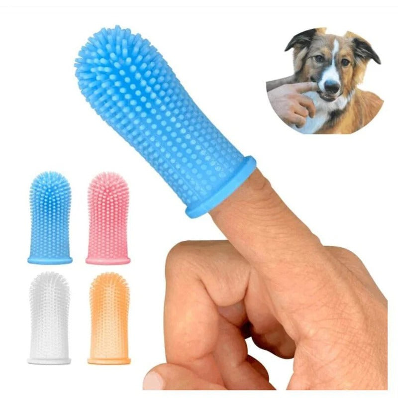 Sanfte Fingerzahnbürste für deinen Hund