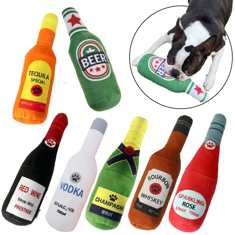 Champagnerflaschen-Form Hundespielzeug