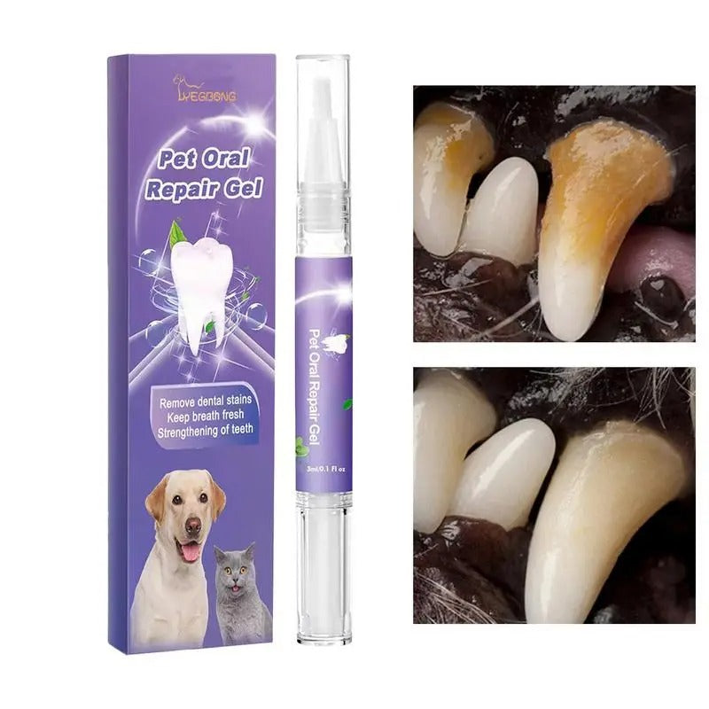Haustier Zahn Gel zum Schutz und Wiederaufbau 2er Pack