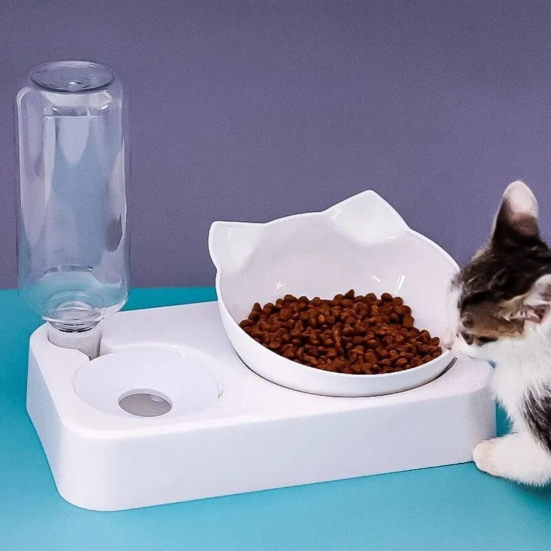 Neigbarer Futter- & Wassernapf