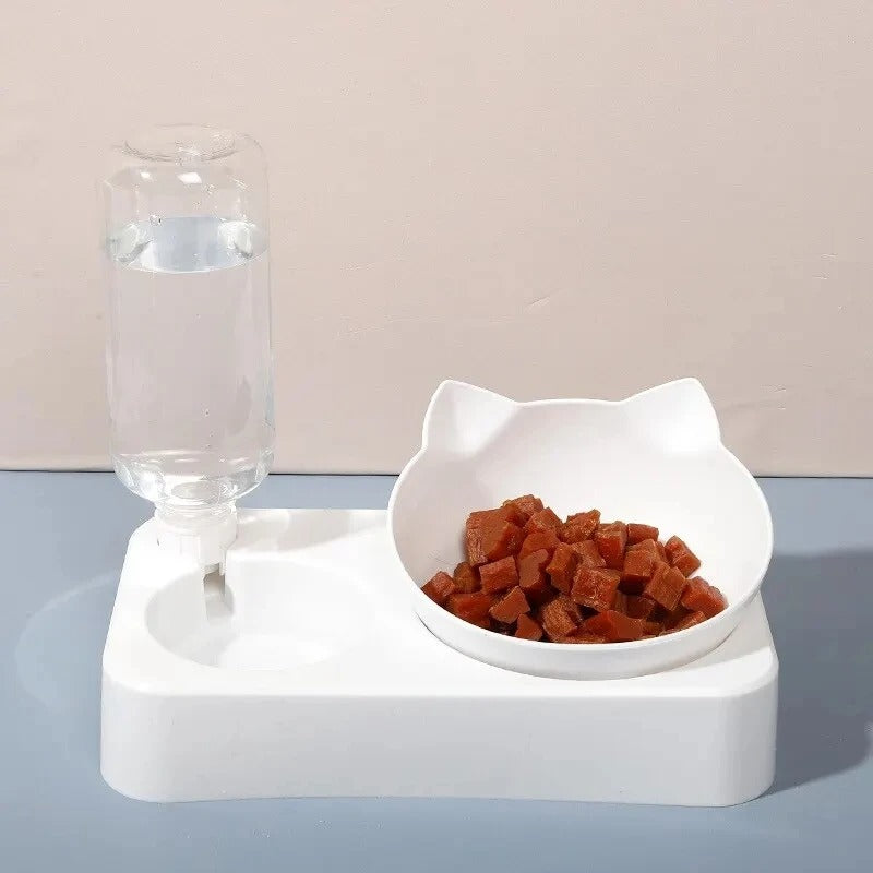 Neigbarer Futter- & Wassernapf
