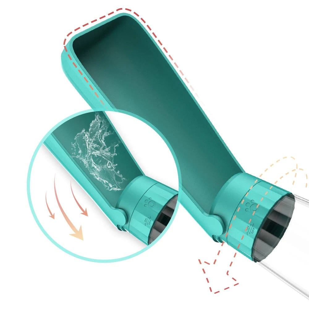 Tragbare Hunde-Wasserflasche Dispenser