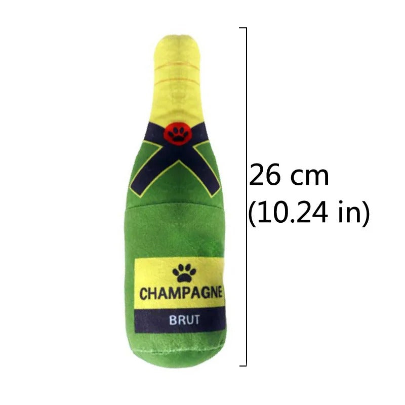 Champagnerflaschen-Form Hundespielzeug