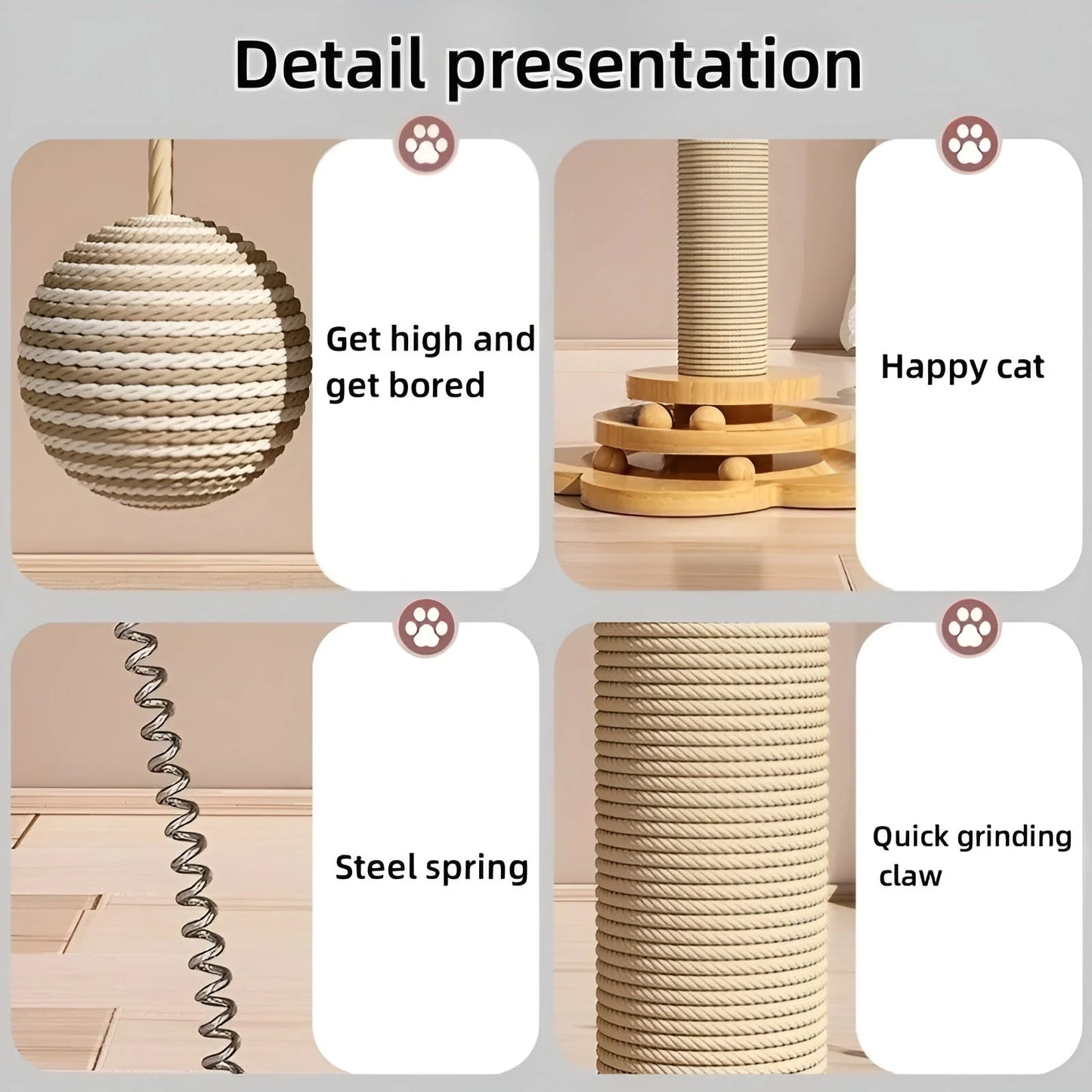 Holzspielzeug Kugeln für Katzen - WoodPounce