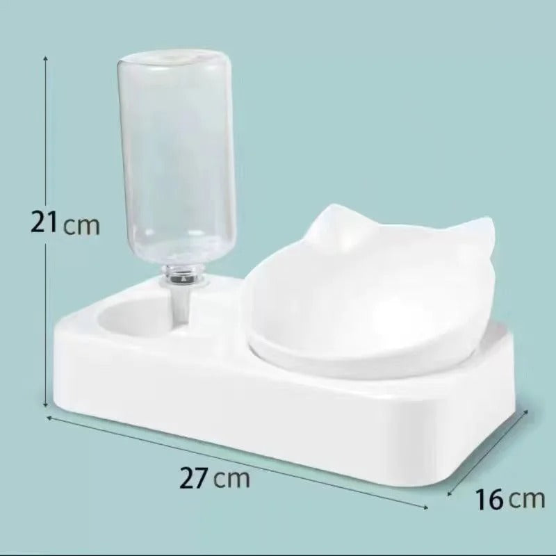 Neigbarer Futter- & Wassernapf