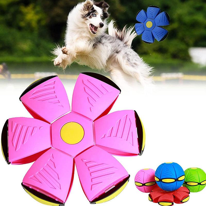 FluffFlieger– Fliegender Ball Hundespielzeug