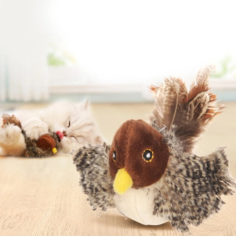 Zwitscherndes Vogelspielzeug für Katzen