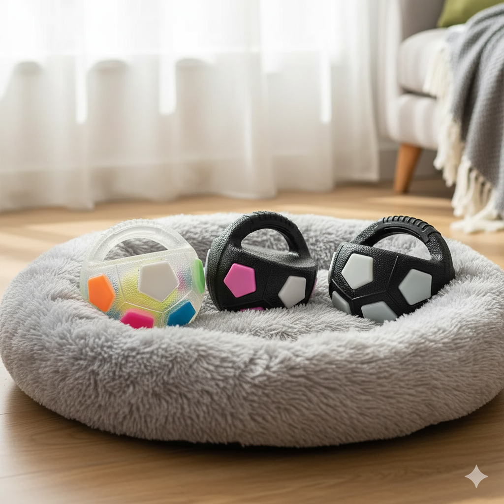 Robuster Spielzeug Ball zum Stressabbau für Hunde