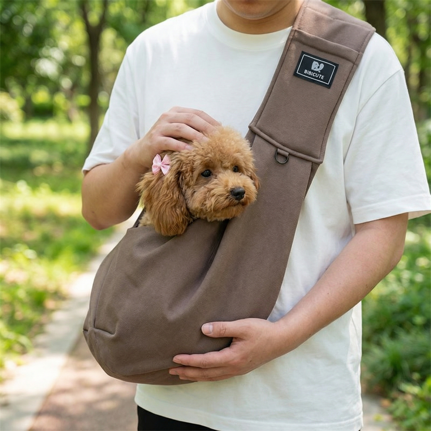 Tragbarer Hunde Schulterrucksack – Atmungsaktiv, Wasserabweisend & Sicher