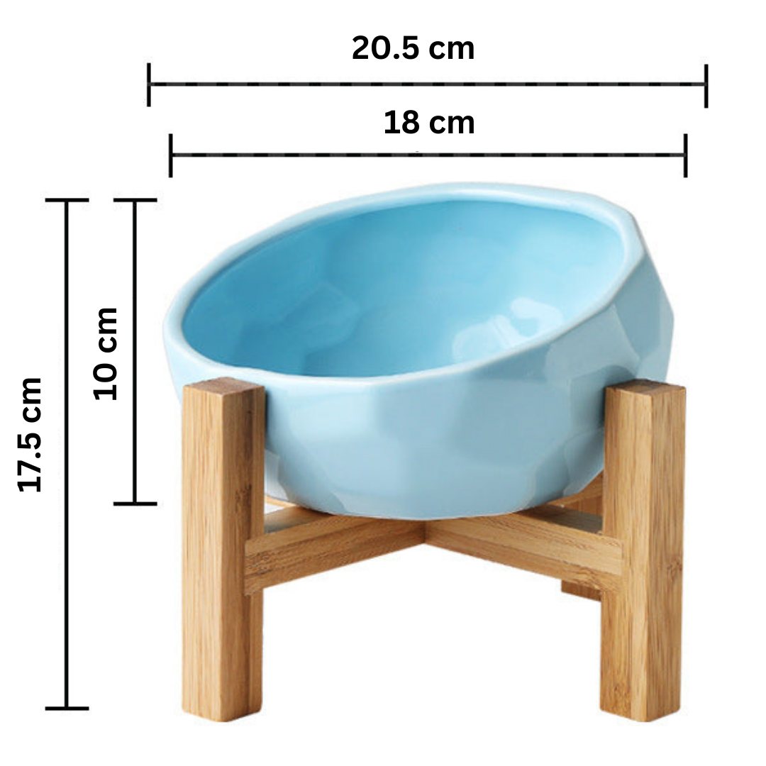Ergonomisch Erhöhte Futterschüssel für Haustiere
