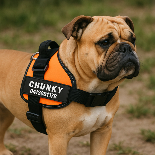 Personalisiertes Anti-Zug Hundegeschirr