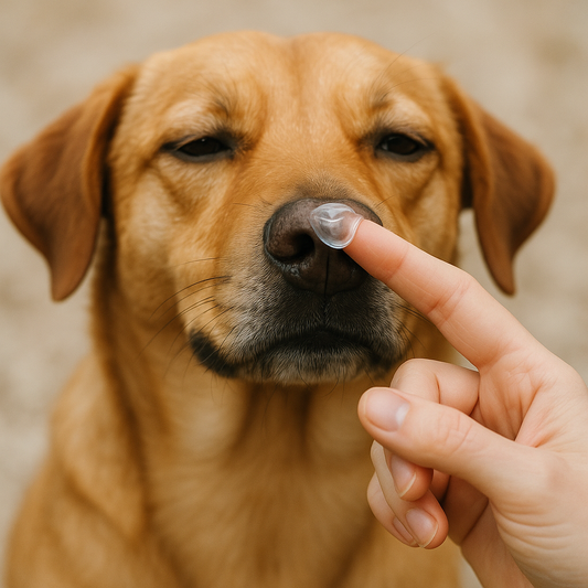 Pflege und Schutzcreme für Hundeschnauzen