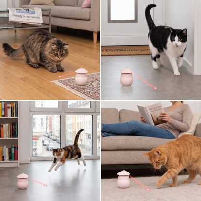 Automatisches bewegungsaktiviertes Laser-Spielzeug für Katzen