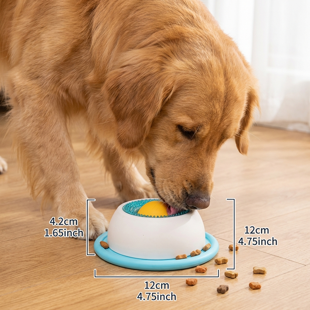 Interaktiver Leckspielzeug-Snackteller – Slow Feeder für Hunde