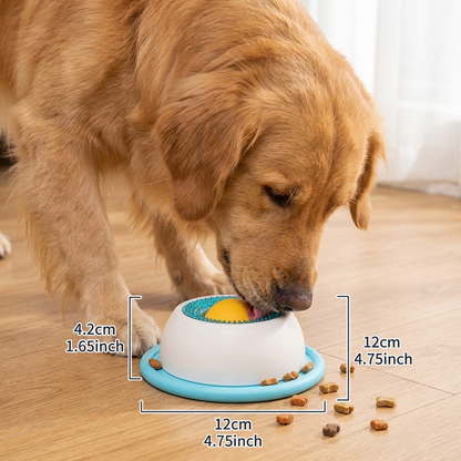 Interaktiver Leckspielzeug-Snackteller – Slow Feeder für Hunde
