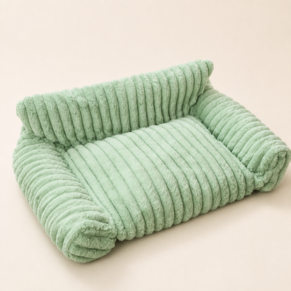 Flauschiges Wolken-Katzensofa mit weichen Seitenpolstern & Waschbarem