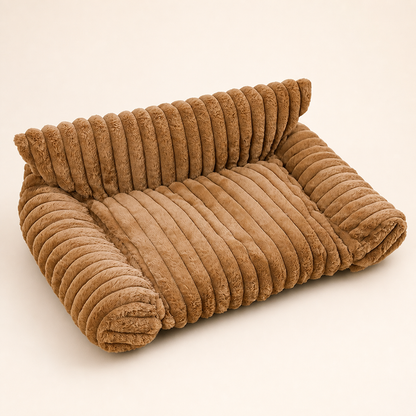Flauschiges Wolken-Katzensofa mit weichen Seitenpolstern & Waschbarem
