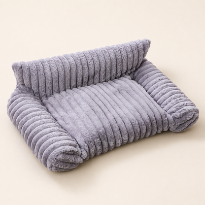 Flauschiges Wolken-Katzensofa mit weichen Seitenpolstern & Waschbarem