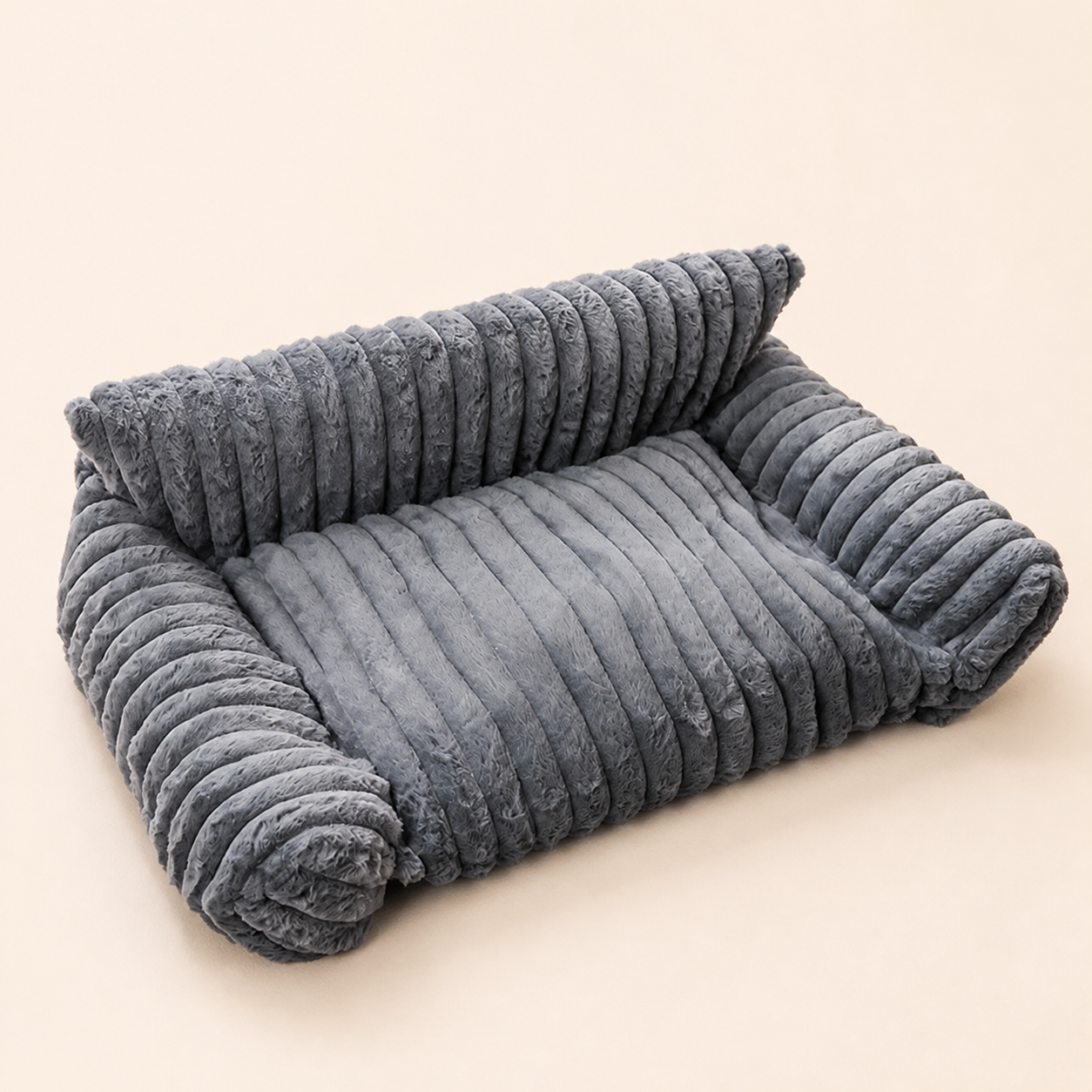Flauschiges Wolken-Katzensofa mit weichen Seitenpolstern & Waschbarem