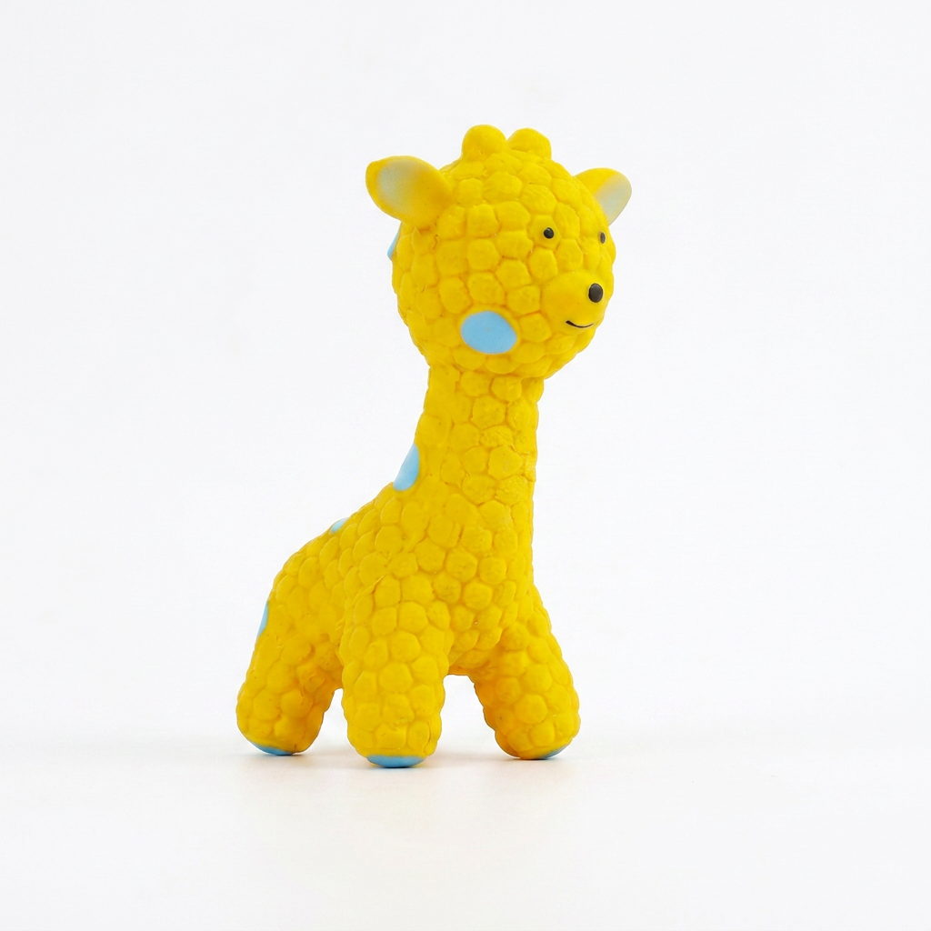 Interaktives Giraffen-Quietschspielzeug für Hunde
