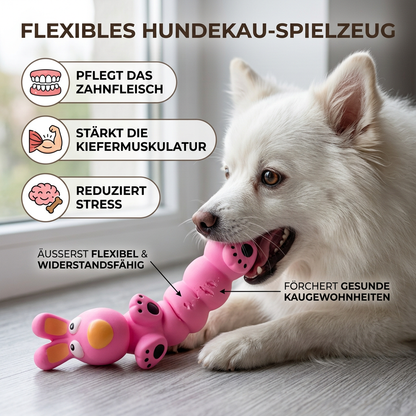 Flexibles Hundekauspielzeug in Tierform