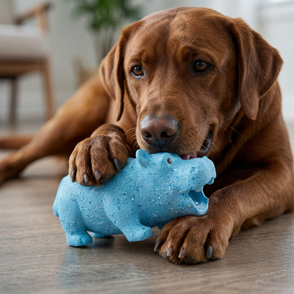 Strapazierfähiges Hundespielzeug mit lustigen Tiergeräuschen – strapazierfähiges Quietsch-Kauspielzeug aus Latex