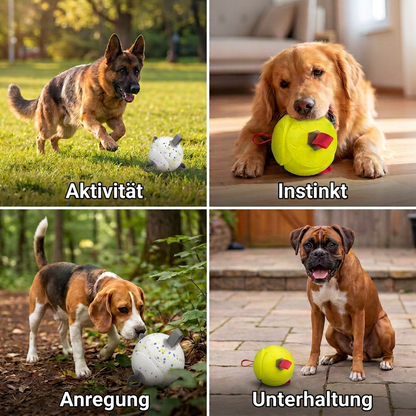 Umweltfreundlicher, unzerstörbarer Hundeball – bissfestes, interaktives Zieh- und Apportierspielzeug