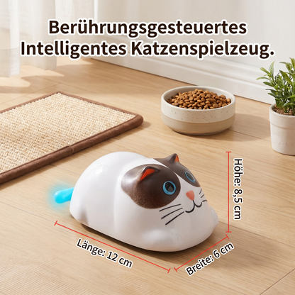 Berührungsgesteuertes intelligentes Katzenspielzeug in Roboterform