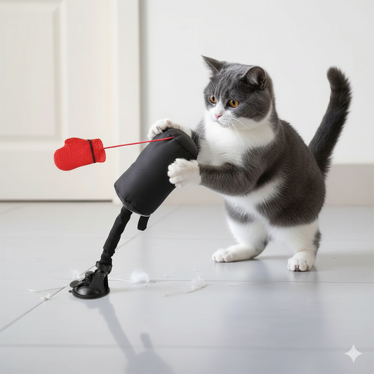 Interaktives Boxsack Katzen Spielzeug