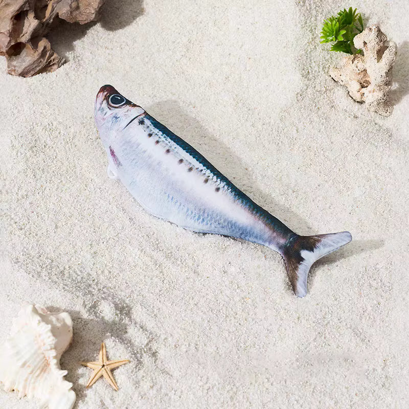 Interaktives Wackelndes Fisch Katzen Spielzeug