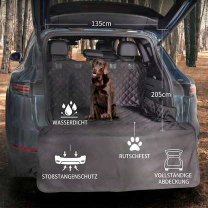Wasserdichte SUV-Ladeflächenauskleidung für Hunde mit Stoßstangenklappe