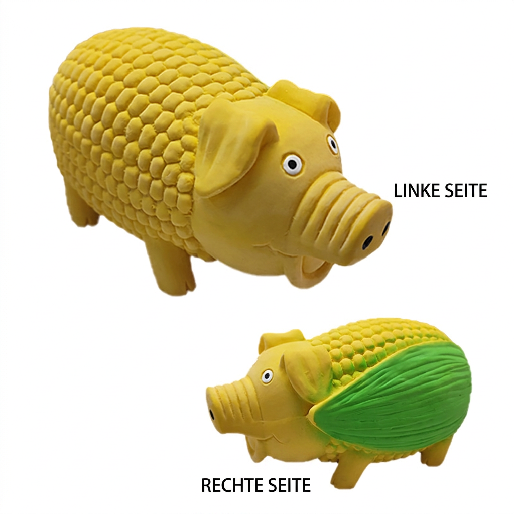 Robustes Quietschspielzeug aus Latex im Bauernhof-Design für Hunde