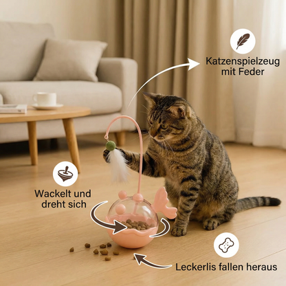 Katzenminze Laternen Fisch Leckerli Spender Spielzeug für Katzen