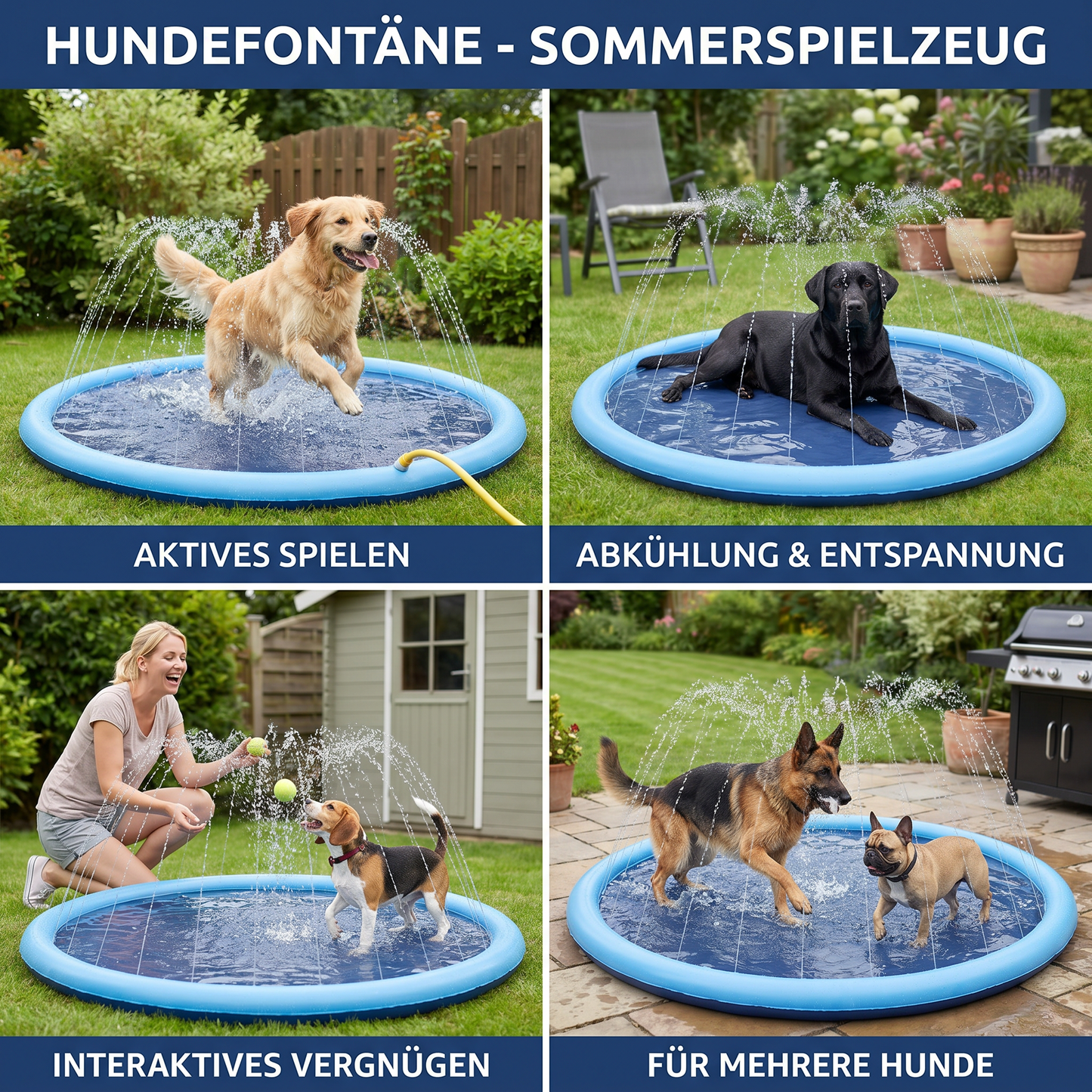 Hundefontäne - Sommerspielzeug