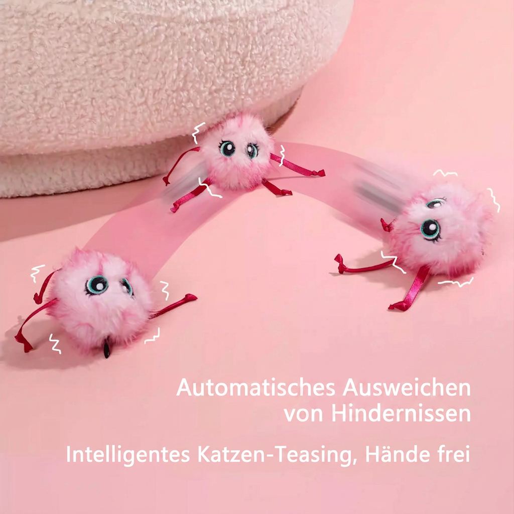 Niedliches interaktives Plüsch-Rollspielzeug für Katzen