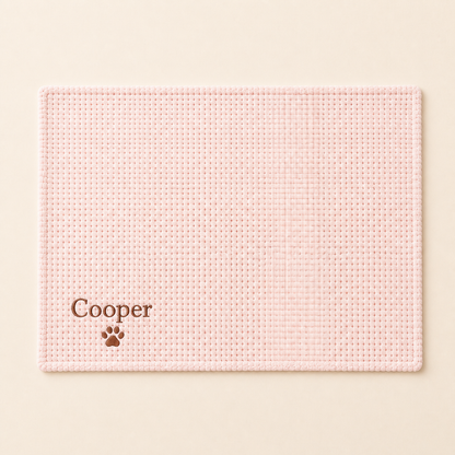 Personalisierte Flauschige Hundedecke Mit Individueller Stickerei
